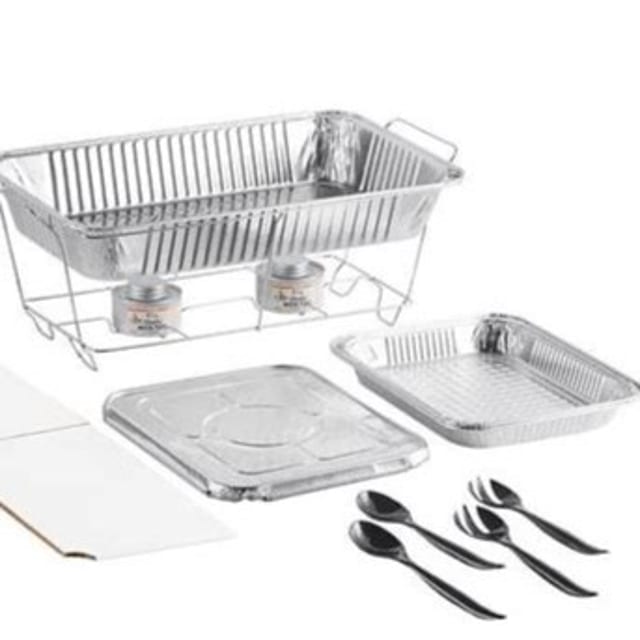 1 set Disposable Food Warmers & Serving Spoons.