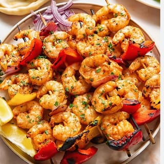 Add extra shrimp kabobs