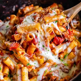 Baked ziti & Tomato sauce Pasta