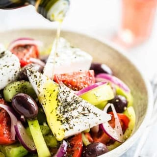 Authentic Greek salad Entree