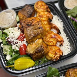 Seafood Combo(Salmon & Shrimp)