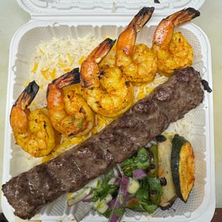 Shrimp And Koobideh